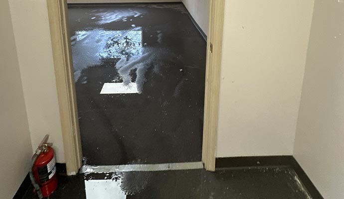 Flooded basement