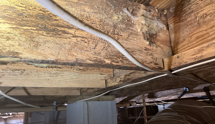 Signs of Crawl Space Mold Problems