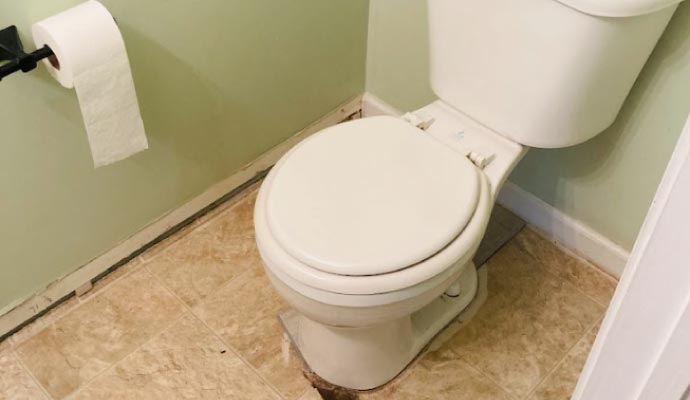 Clean toilet