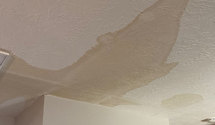 Water Damage from Roof Leaks